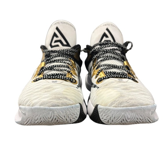 Nike Giannis Antetokounmpo Zoom Freak 4 Basketball White Gold CZ4099 100 Men 8.5 - Picture 3 of 12